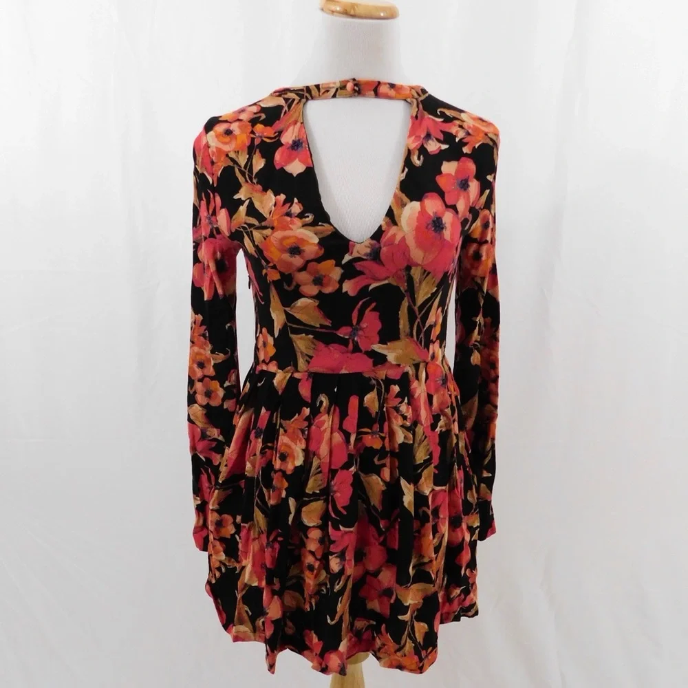 Free People Floral Mini Dress - Picture 2 of 6